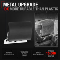 1999-2015 Ford F-Series Econoline Aerostar Interior Door Handle Upgraded Metal - Front or Rear Driver Side Textured Black - Front or Rear Driver Side Handle