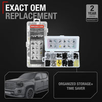 2004-2012 Chevrolet Colorado GMC Canyon Body Fastener Kit - Bumper Grille Fender Door Trim Wheel Opening