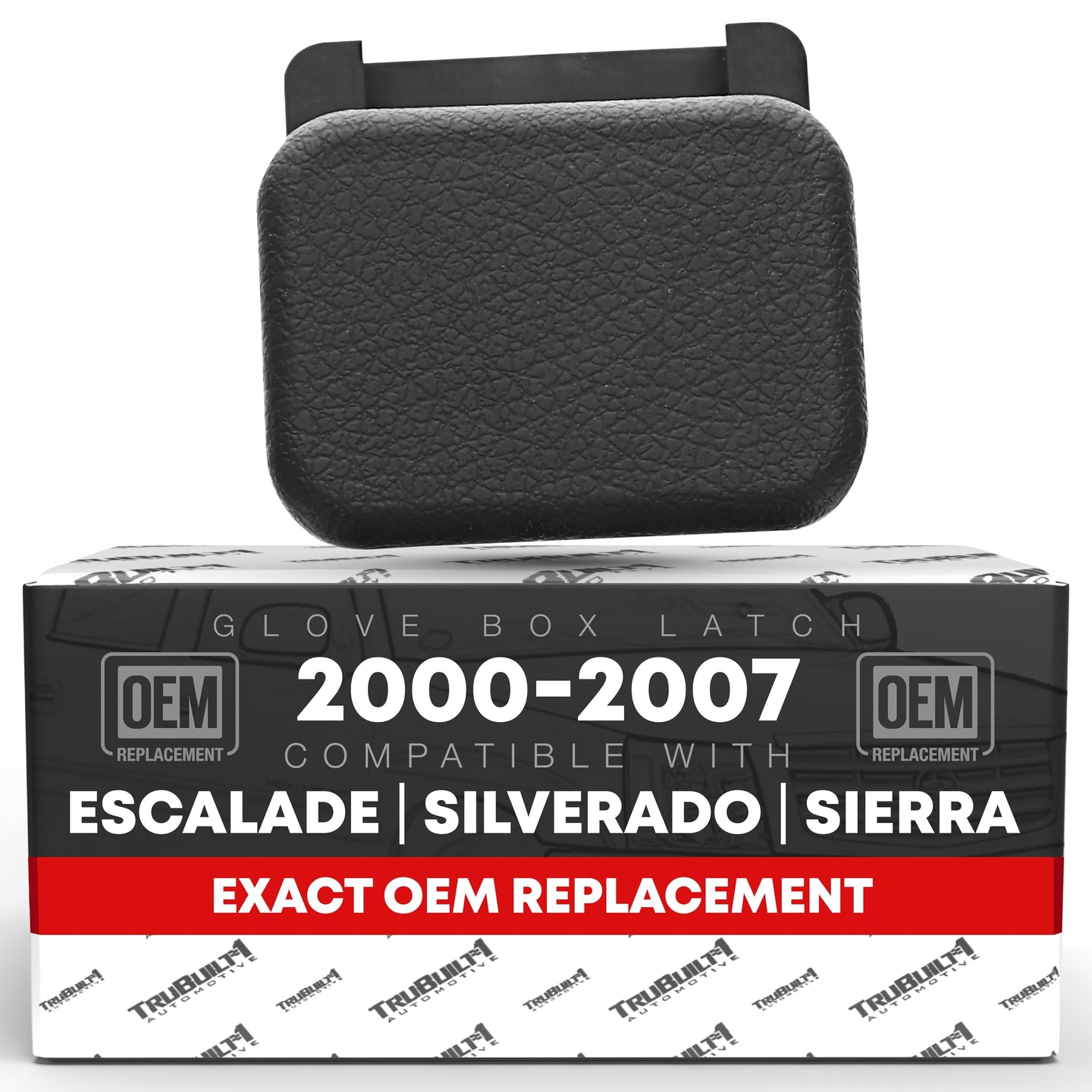 Chevrolet Silverado GMC Sierra Cadillac Escalade Glove Box Latch - Textured Black
