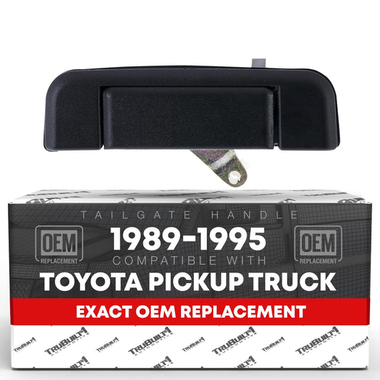 Toyota Pickup 4Runner Tailgate Handle - Textured Plastic - Black - Platic Tailgate Handle
