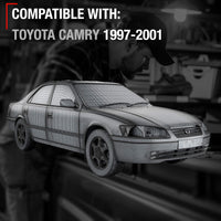 Toyota Camry Rear Right Passenger Side Exterior Door Handle - Smooth Black - Rear Passenger Side Handle