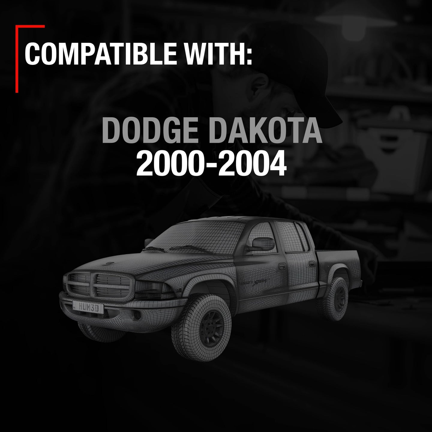 2000-2004 Dodge Dakota 1998-2003 Dodge Durango Power Window Regulator with Motor Assembly Front Driver Side