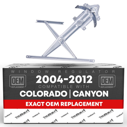 2004-2012 Chevrolet Colorado Manual Window Regulator Upgraded Metal, Front Driver