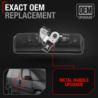 1985-1992 Chevrolet Astro GMC Safari 1990-1996 Pontiac Trans Sport Oldsmobile Silhouette Lumina APV Exterior Front Passenger Door Handle - Metal - Passenger Front Handle