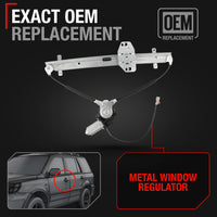 2003-2011 Honda Element 2003-2008 Honda Pilot Power Window Regulator with Motor Assembly Rear Driver Side Upgraded Metal