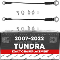 2007-2022 Toyota Tundra Tailgate Cable Replacement Set, Rear Left & Right Side, Metal 17 3/4" Long