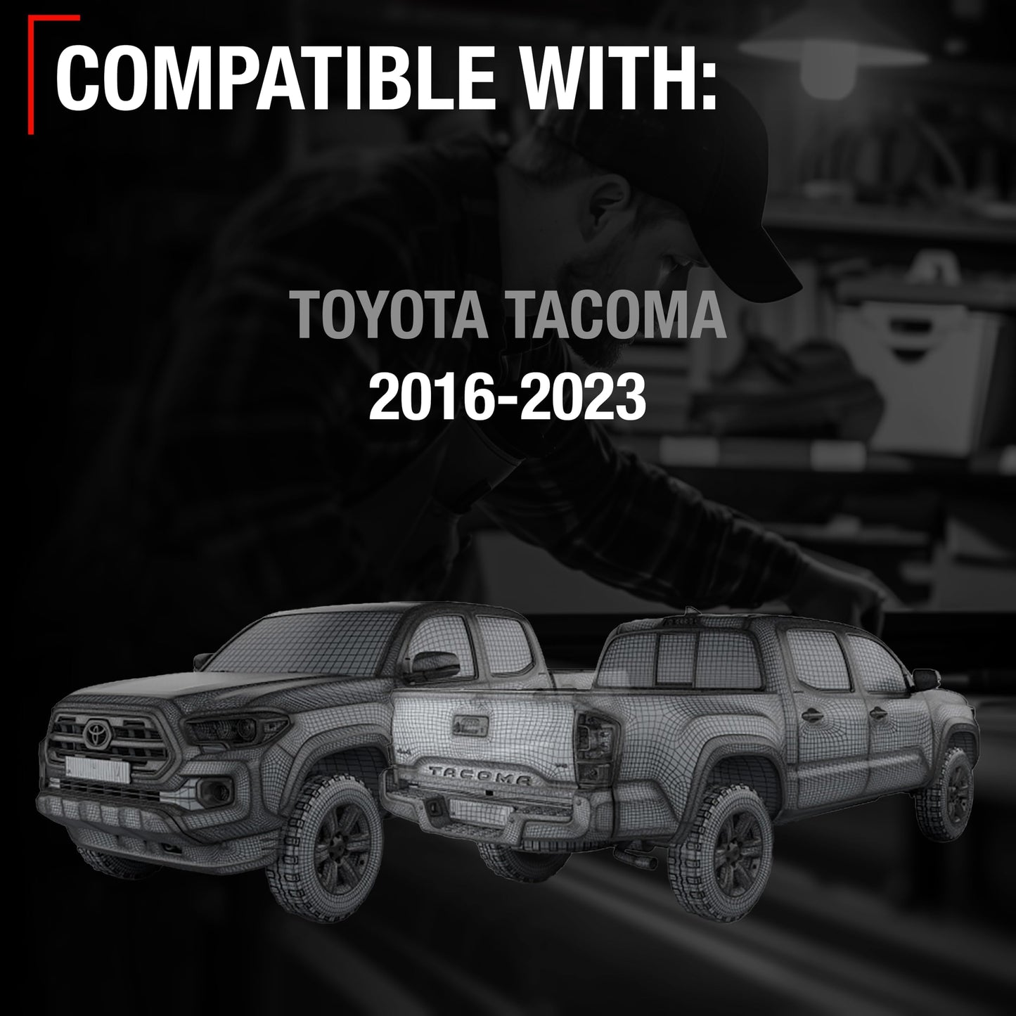 2016-2023 Toyota Tacoma Body Fastener Kit 120 pcs for Bumper Grille Fender Door Trim Wheel Opening