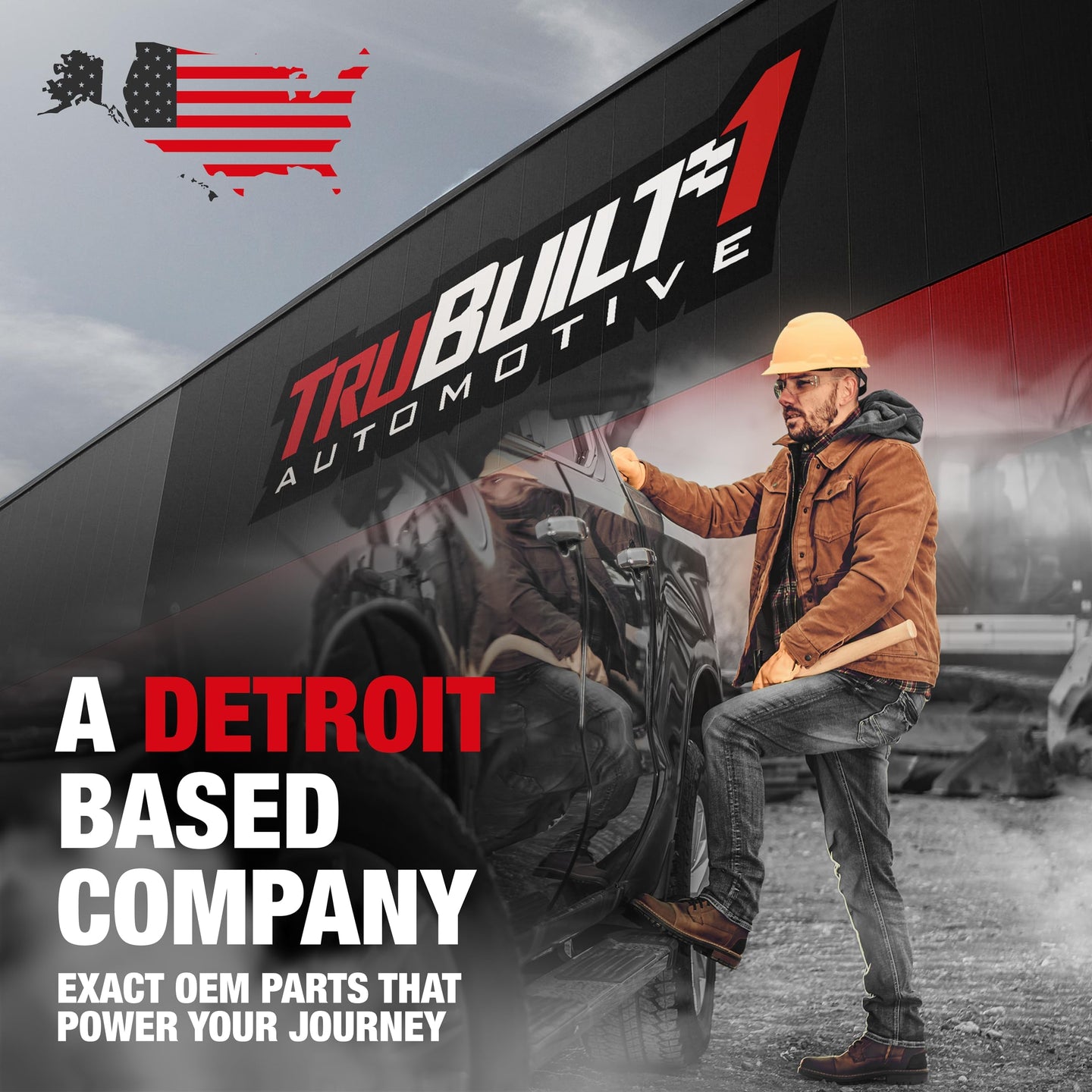 2009-2014 Ford F-150 Lobo Lincoln Mark LT Exterior Front Driver Door Handle, Upgraded Metal - Chrome and Black with Keyhole - Front Driver Side Handle w/ Keypad