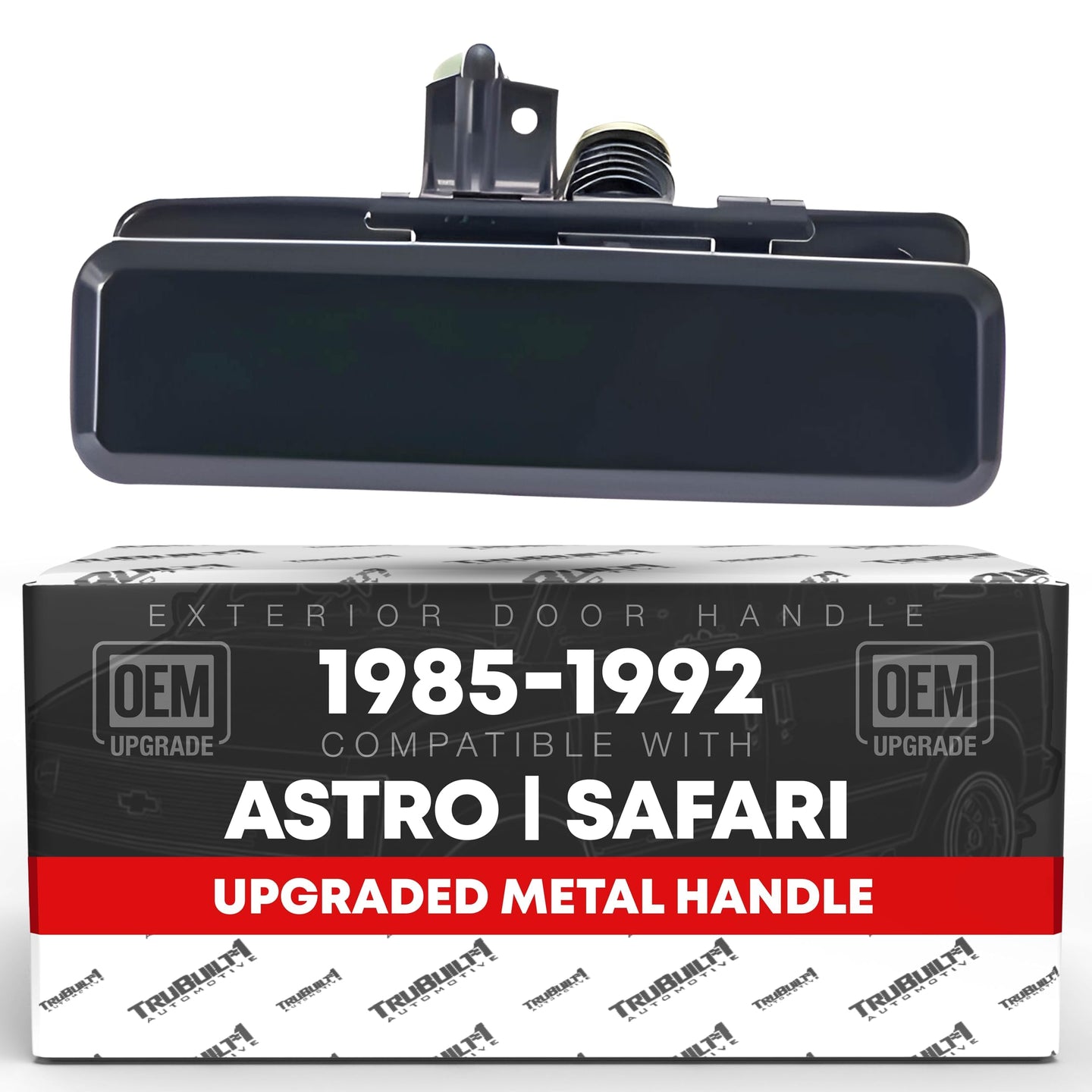 1985-1992 Chevrolet Astro GMC Safari 1990-1996 Pontiac Trans Sport Oldsmobile Silhouette Lumina APV Exterior Front Driver Door Handle - Metal - Driver Front Handle