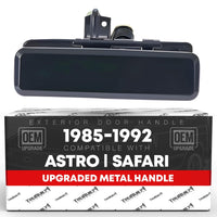 1985-1992 Chevrolet Astro GMC Safari 1990-1996 Pontiac Trans Sport Oldsmobile Silhouette Lumina APV Exterior Front Driver Door Handle - Metal - Driver Front Handle