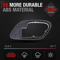 1995-2002 Chevrolet GMC C1500 K1500 C2500 K2500 C3500 K3500 C3500HD C5500 Suburban Interior Front Driver Door Handle Bezel - Gray - Front or Rear Driver Side Handle